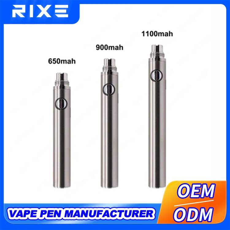 Vape Pen Battery 650mAh Voltage Adjustable vape Battery with Smart USB 510 Thread USB Charger Law 510 Thread Battery