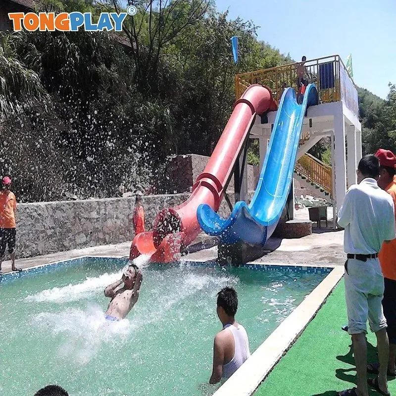 Aqua Splash Park Ausrüstung Fiberglas Wasser Rutsche Rohre Wasser Spiel Sehenswürdigkeiten