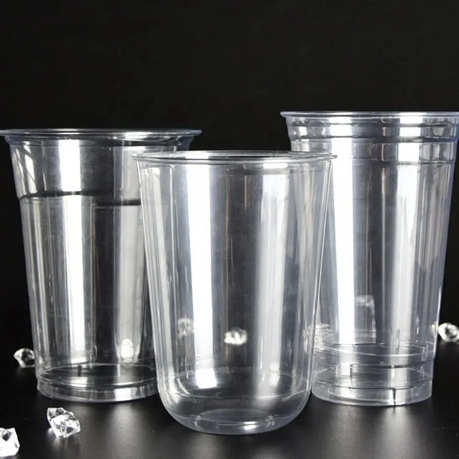 Hot Sale Wholesale/Supplier PLA Drink Cups Custom Plastic Cups Disposable Biodegradable Cup Restaurant Supply Factory
