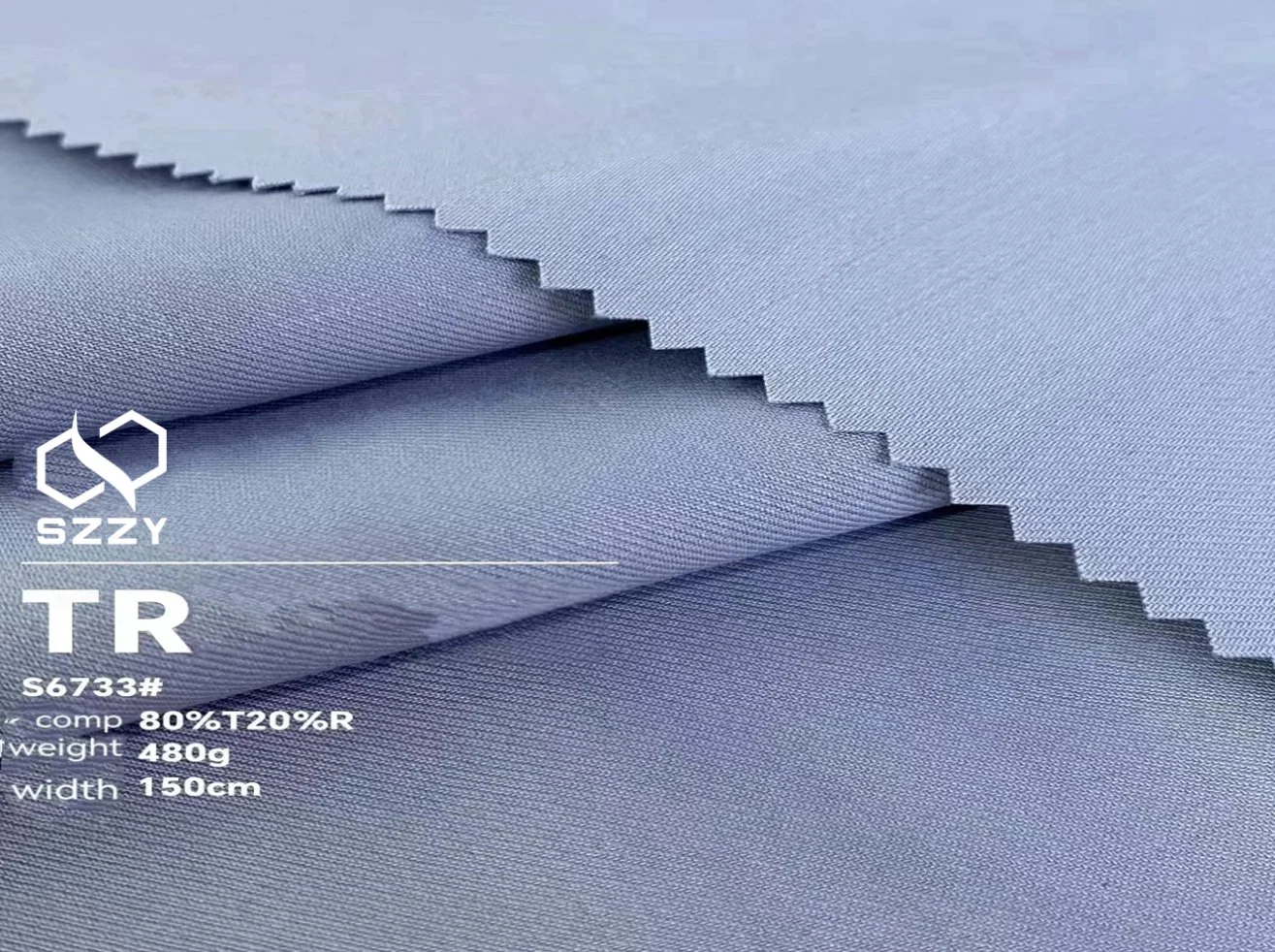 Heavyweight Tr Fine Diagonal Spun Fabric Is Suitable for Suits, Pants, Suits, Windbreakers, Coats and Outerwear