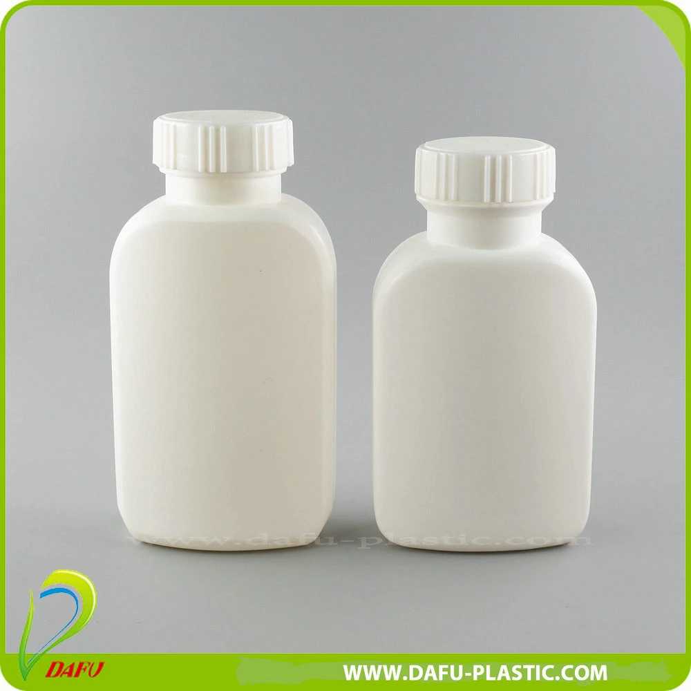 Sample Customization 50ml-60ml HDPE White Platode Shape Plastic Pharmaceutical Bottle