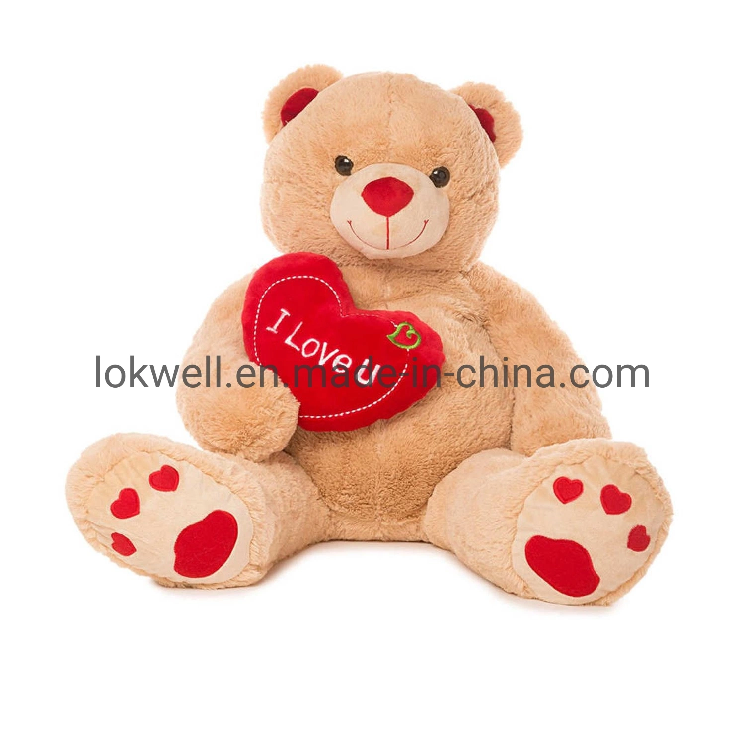 Valentine's Teddy Bear with Heart Stuffed Lovely Plush Toy