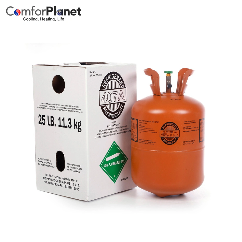 Wholesale/Supplier Blend Refrigerant Gas R407A a Replacement of R404A and R507A for Air Conditioning and Refrigeration