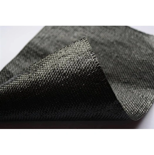 Black PP Woven Fabric Weed Barrier Mat for Gardening