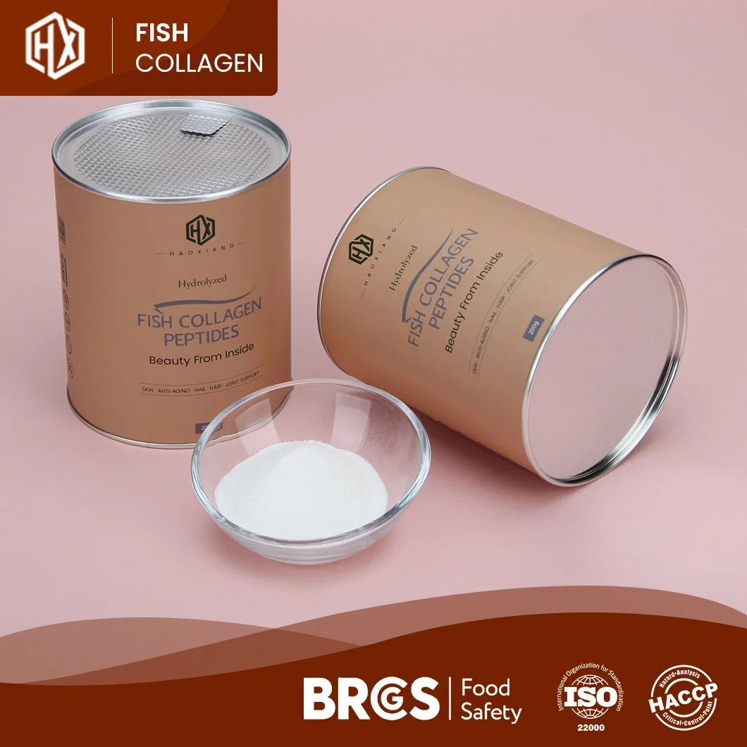 Taiwanmei China Manufacturing Better Marine Collagen Peptides Powder Collagen Plus Protein Powder Lighten Dark Circles Cod Skin-Hydrolyzed Fish Collagen Powder