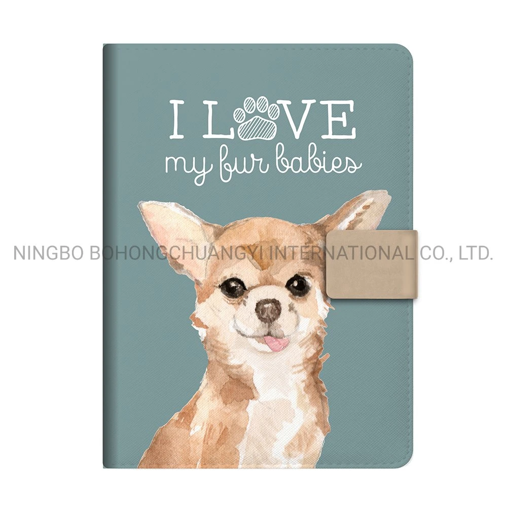 Custom PU Journal Notebook Diarywith Buckle Let All Love