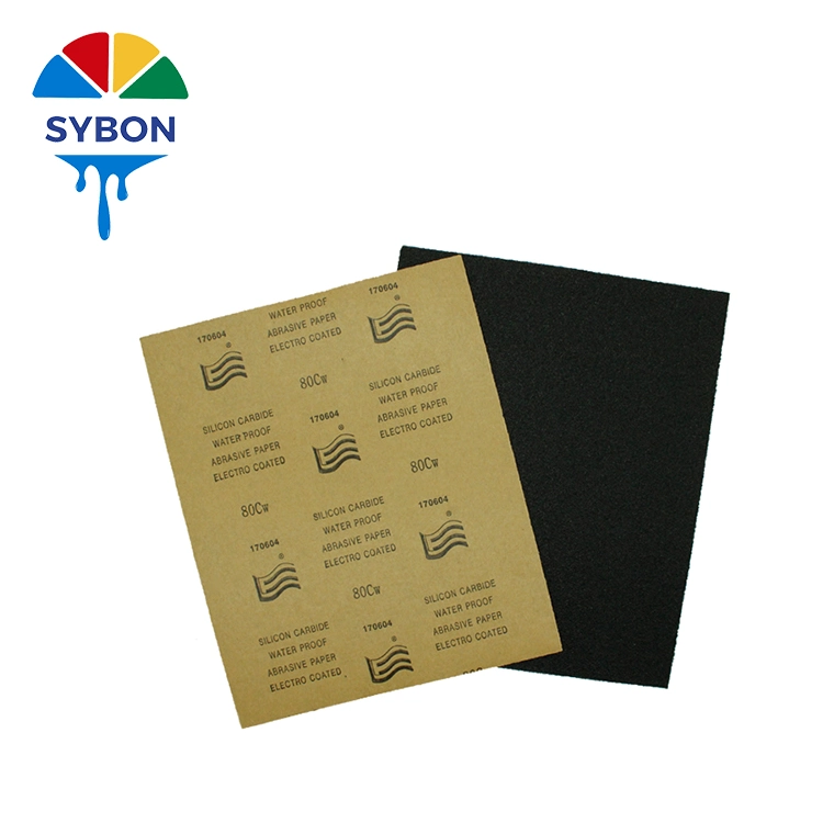 Китайского поставщика оптовой № 60-2000 абразивные шлифовальной бумаги для автомобильной краской и металла