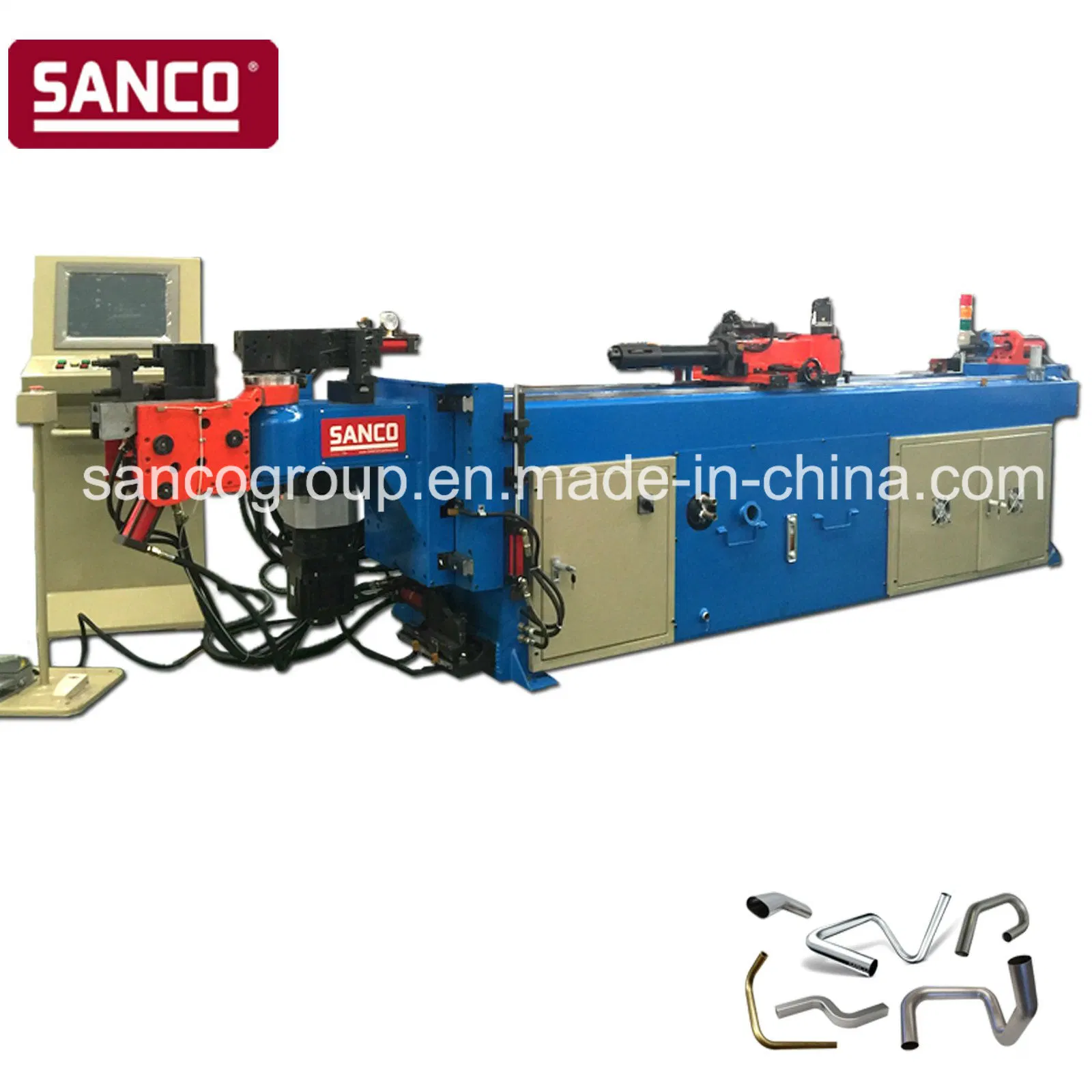 Sanco Mandrel Steel Pipe Tube Bending Machine for Aviation Used in India