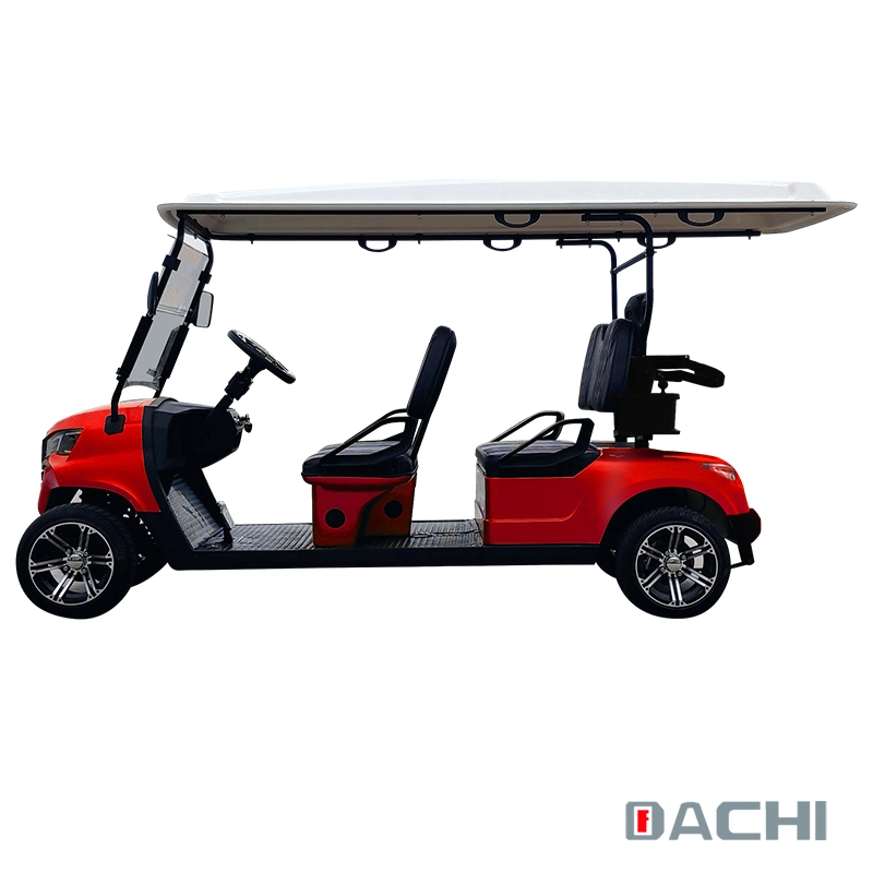 أربعة مقاعد مخصصة فورج G4 Lithium Battery Factory Golf Buggy عربة جولف كهربائية