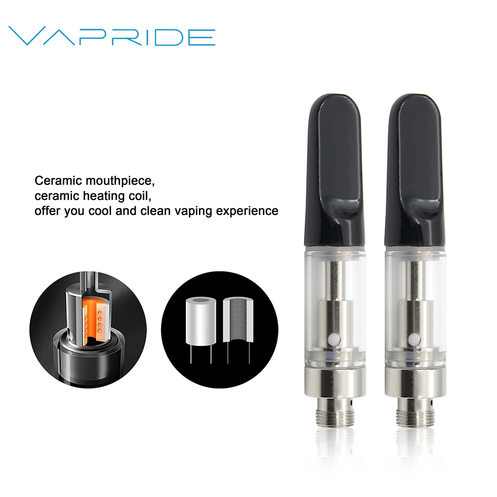 E-cigarette en céramique 1ml stylo jetable Vape Cartouche vide Vaporisateur 510