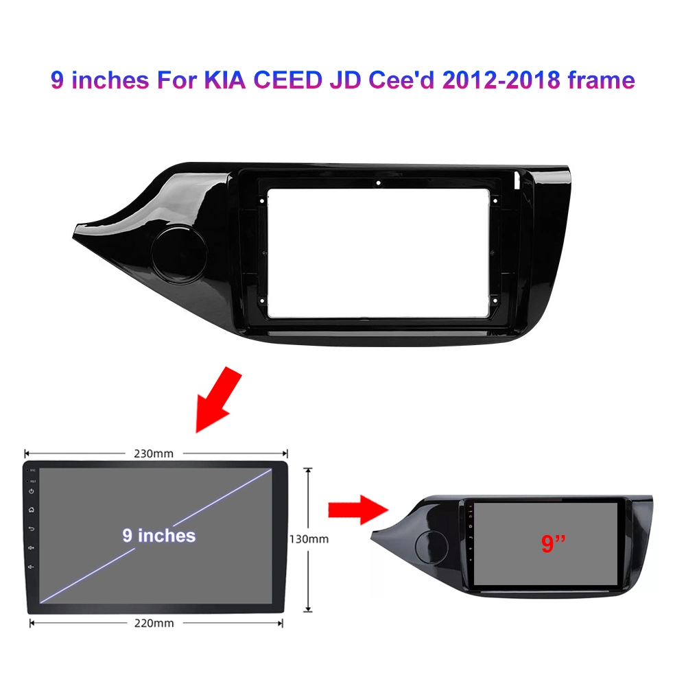 JMance 9" 4G DSP CarPlay Android Auto coche de vídeo Radio RDS Multimedia Stereo para KIA CEED JD Cee'd 2012-2018