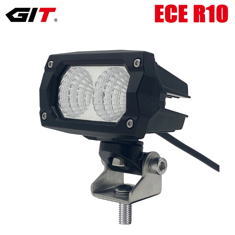 Waterproof IP68 12V/24V 4inch 20W Flood LED Work Light for Marine Boat Waterways/Maritime