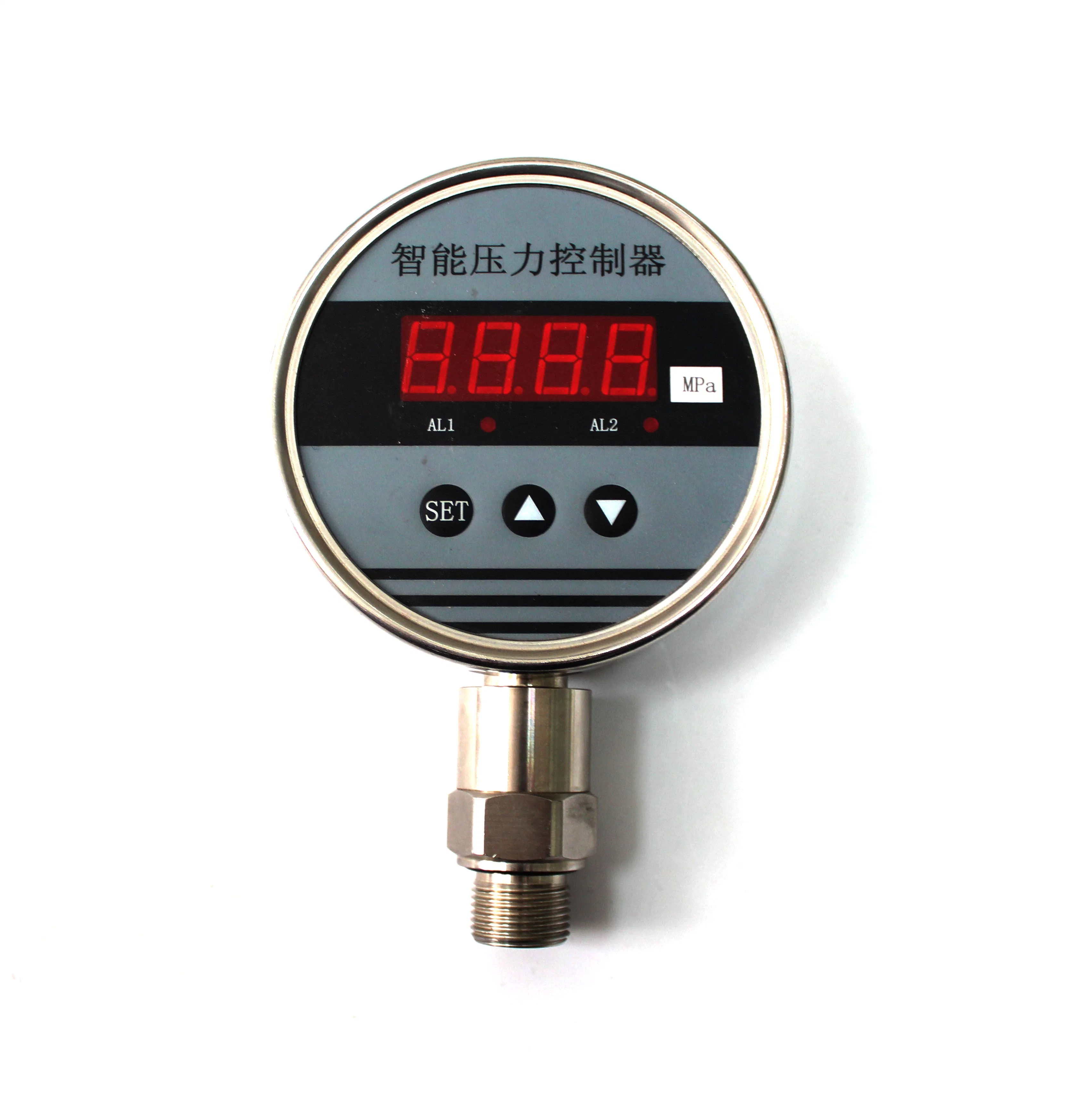 Intelligent Smart Digital Display Pneumatic Pressure Control Switch Bottom Mounted Stainless Steel 220V