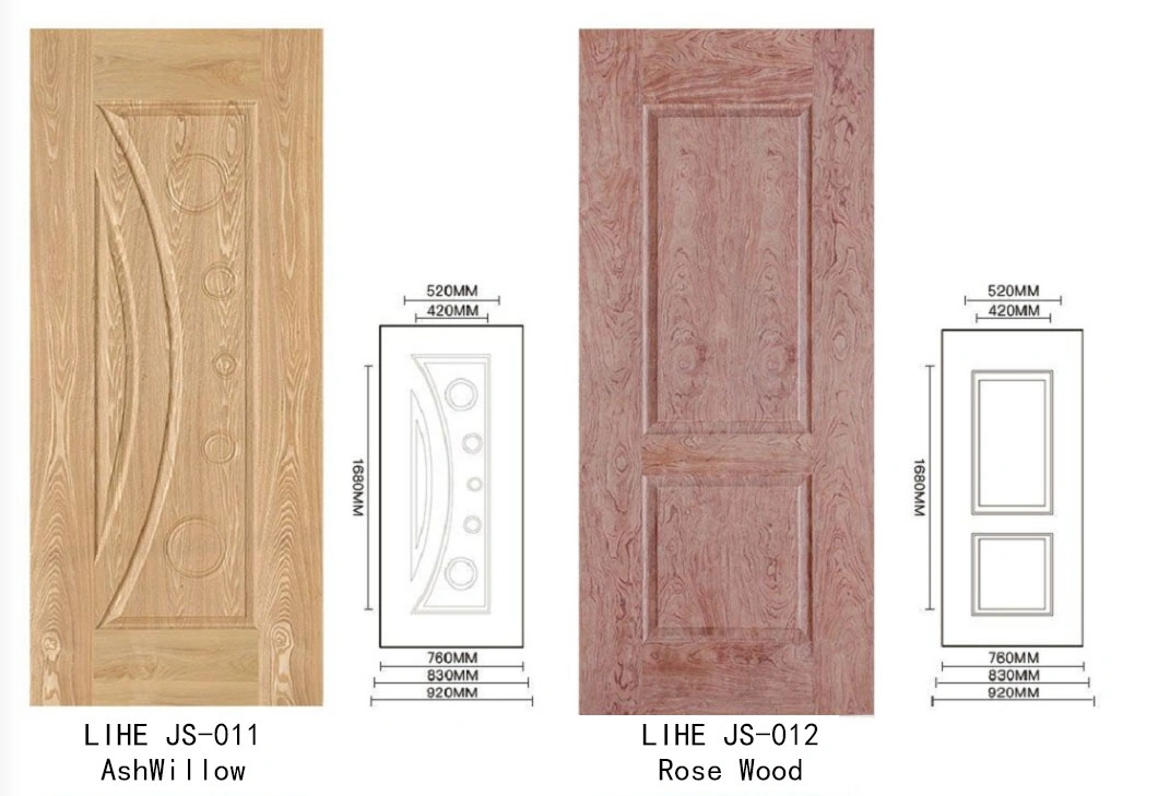 High Quality Turkish Design Door Panel Wooden Grain Veneer Skin for Entrance