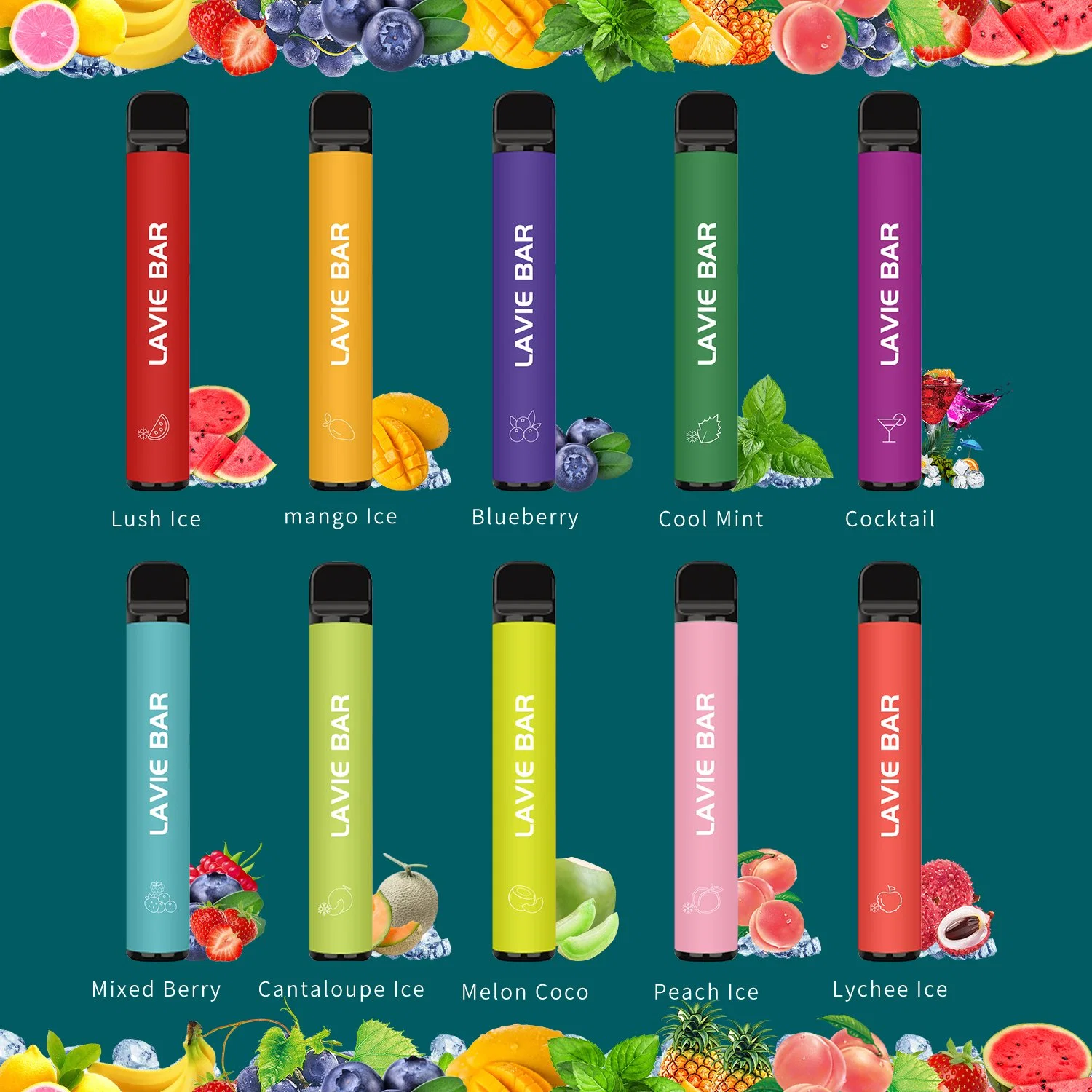 Mini E cigarette Hot Sale en Amérique avec 5 % Les saveurs de fruits de la nicotine