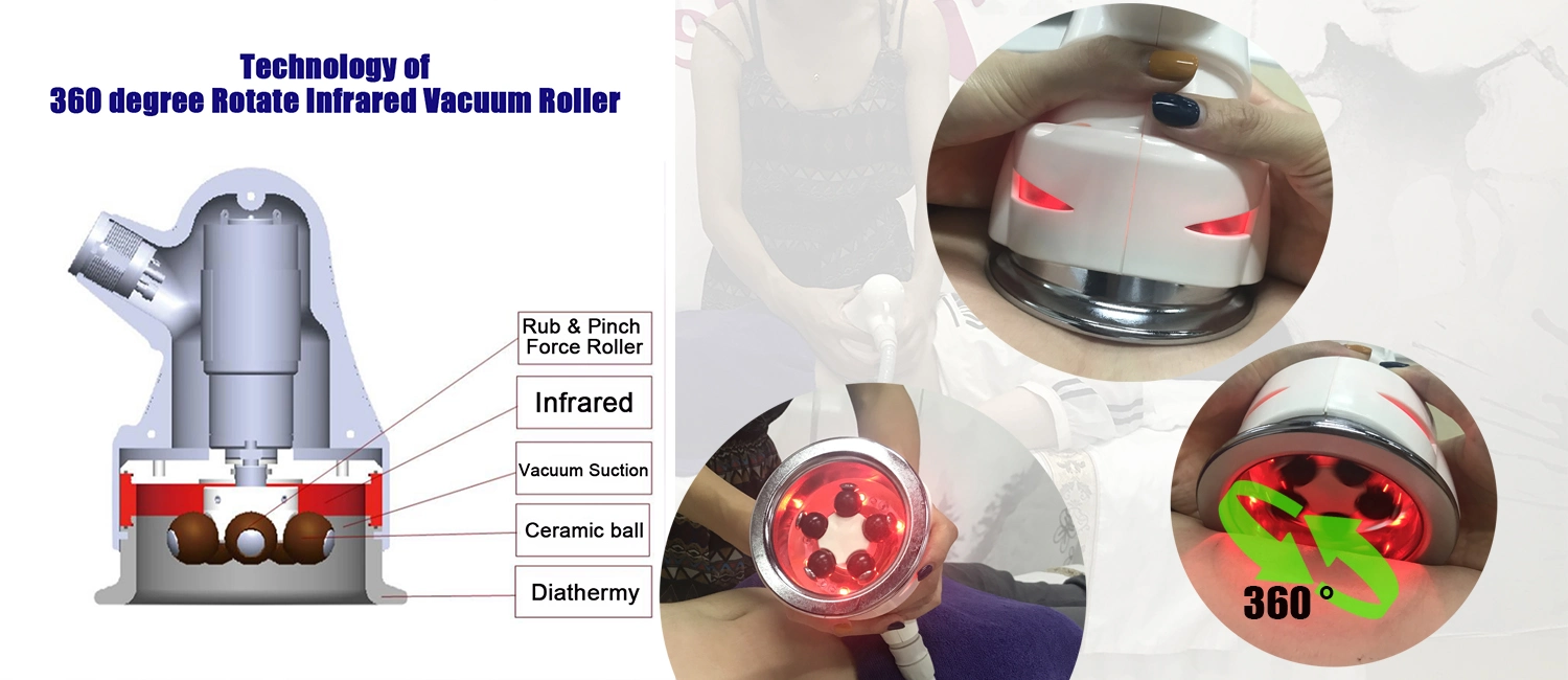 Vakuum-Roller Massage Körper Optimizer Sculpting Cellulite Removal Machine Körper Schlankheits-Lymphdraingae Beauty-Ausrüstung