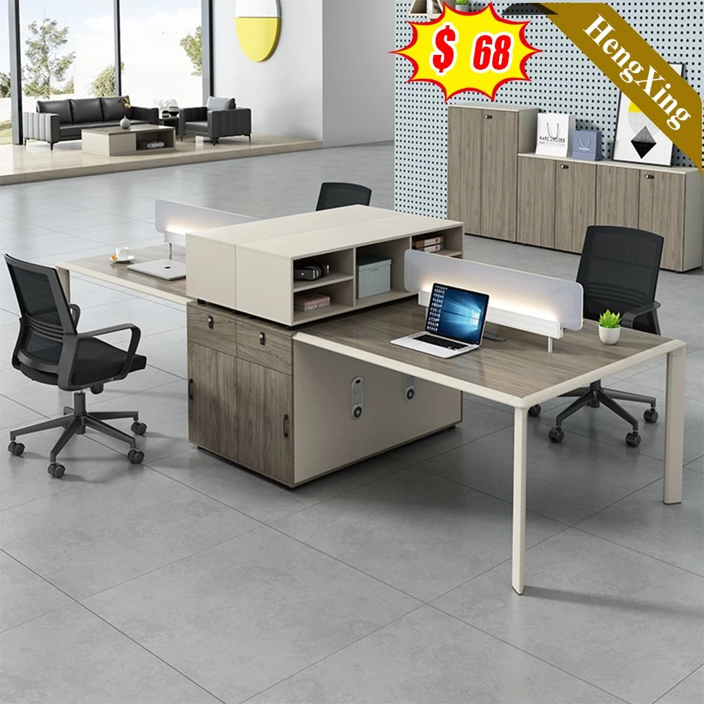 Meubles de bureau en bois sur mesure combinaison libre de postes de travail en aluminium partition de bureau