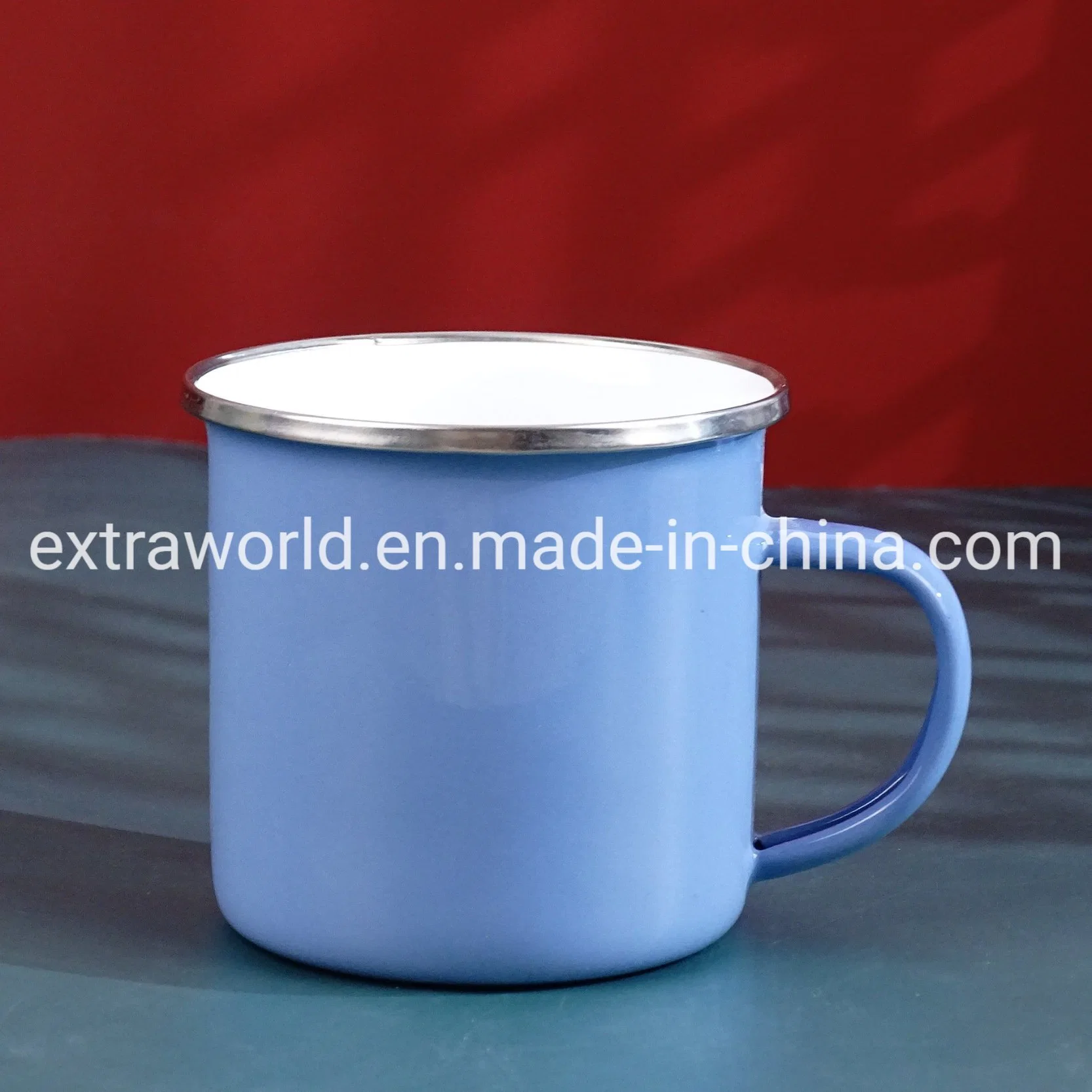 cadeau de promotion de l'émail de métal tasse tasse à café de l'émail céramique utilisation à domicile quotidienne mug