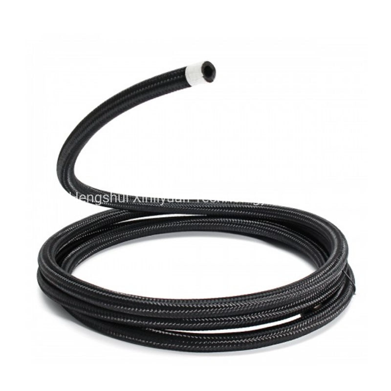 Long Using Life Hot Sale An4 Double Soft Stainless Steel Oil Cooler Rubber Hose