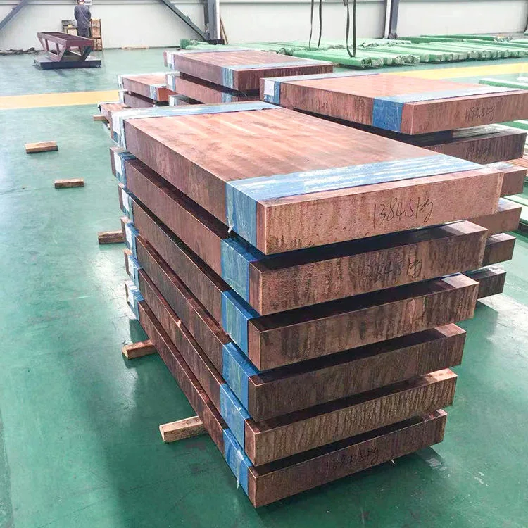 Hot Sales Copper Plate Sheet Cheap Price 99.99% Pure Cathode C12000 C11000 Brass Plate Beryllium Copper Alloy Copper Wholesale