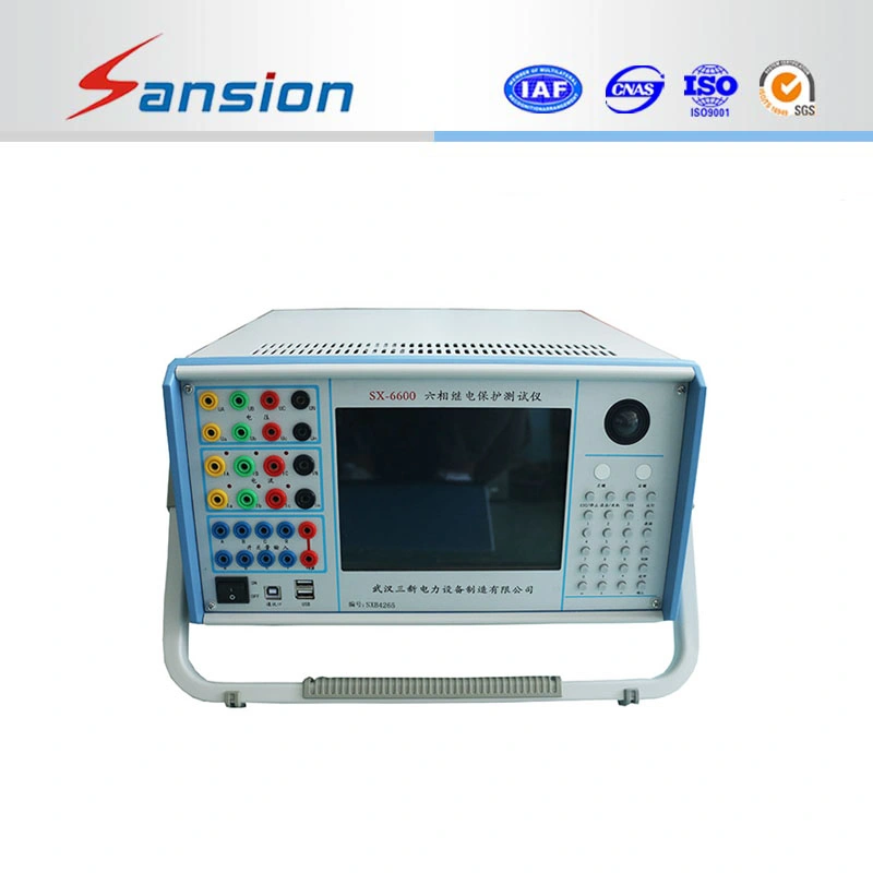 Best Selling Six Phase Relay Protection Tester with Fault Self Diagnosis and Locking Function