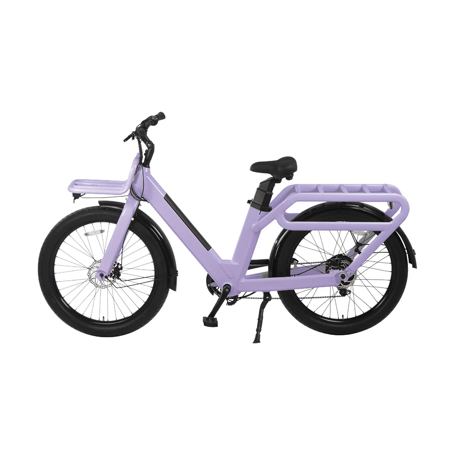 Fast Delivery 32ah+16ah 48V Double Lithium Batteries 500W Motor Electric Utility Bike