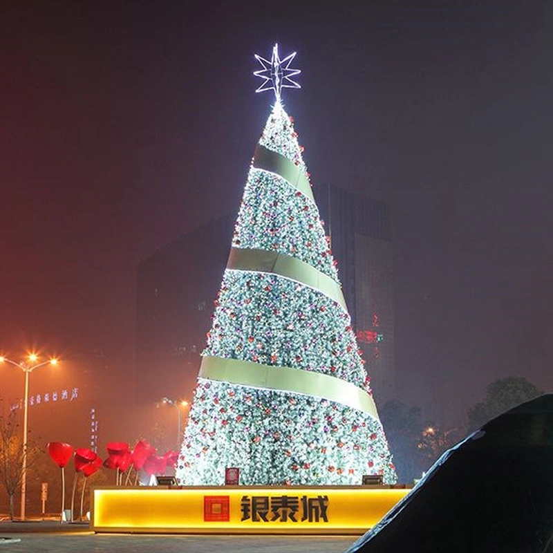 Outdoor Large LED Lighting Christmas Tree Factory for Town Square Decoration