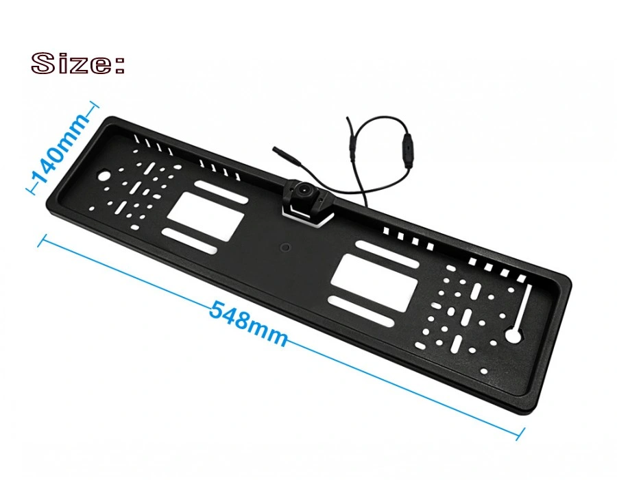 European Car Licence Plate Frame Android Ios Wireless WiFi Assistance Backup Camera