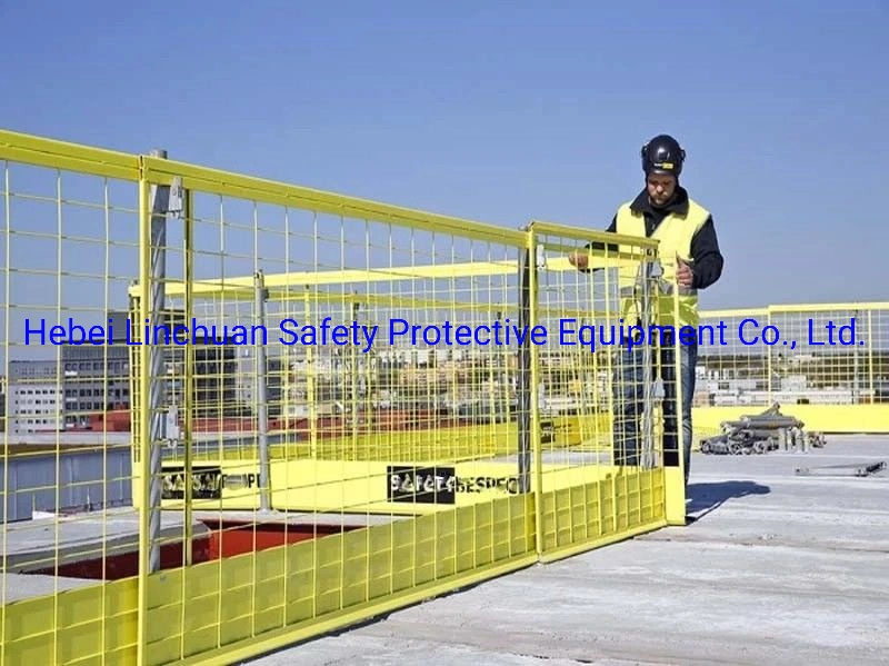 High Security Safety Steel Frame Mesh Edge Fall Protection Barrier Fence