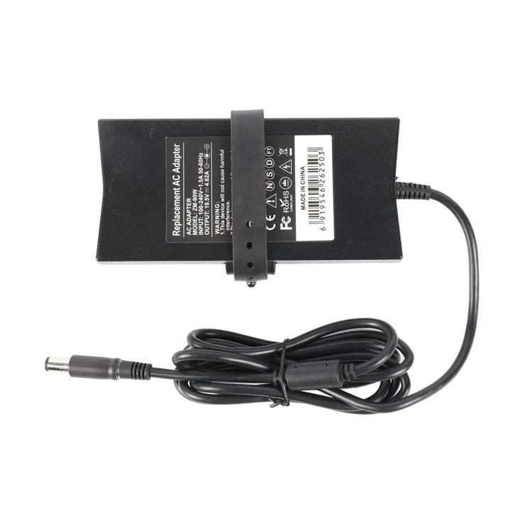 90W Power Supply AC Adapter Laptop Charger for DELL 90W 19.5V 4.62A 7.4 5.0 Slim Replacement