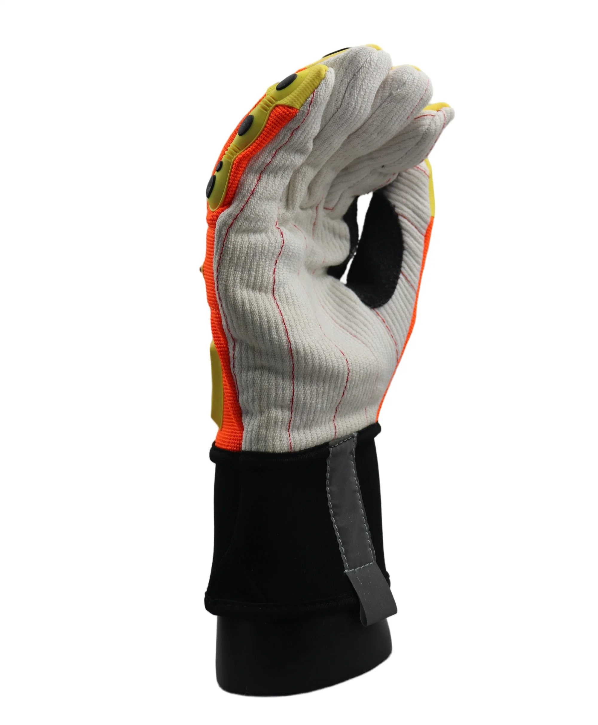 Insulated Cotton TPR Back Heatr Resistance Impact Work Glove