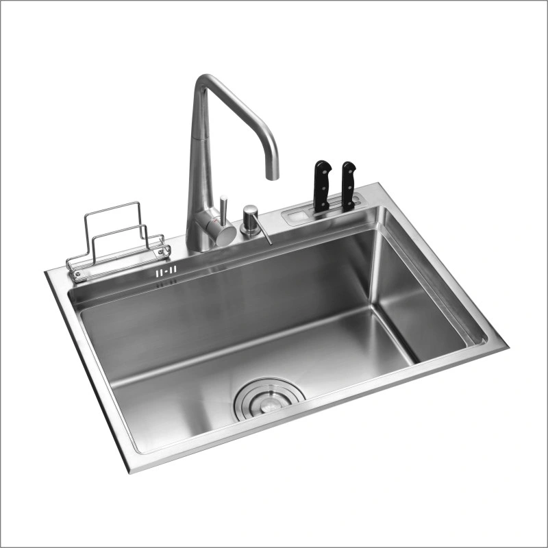 Kitchen Stainless Hand Made Sink (8049s)