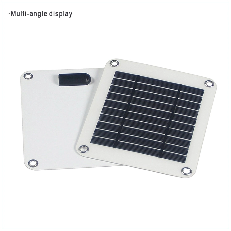 5W Solar Panel DC USB Portable Mobile Phone Flat Computer Battery Folding Charger Panel Qualified