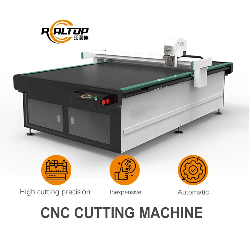 Ruído da estrutura da membrana da junta de borracha CNC Realtop 2516 Máquina de corte de isolamento na indústria de isolamento