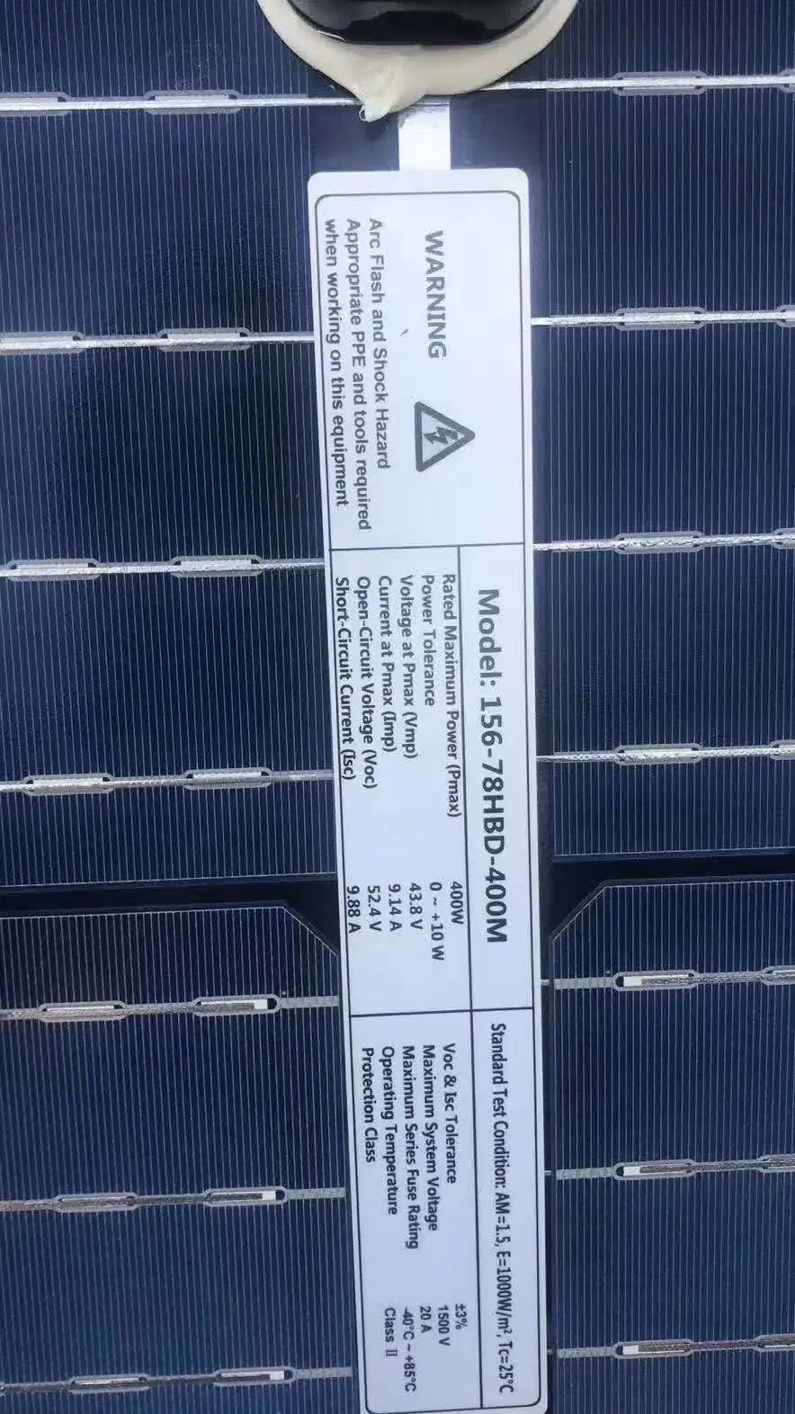 Panneau solaire mono 320W en gros pour système d'énergie renouvelable solaire.