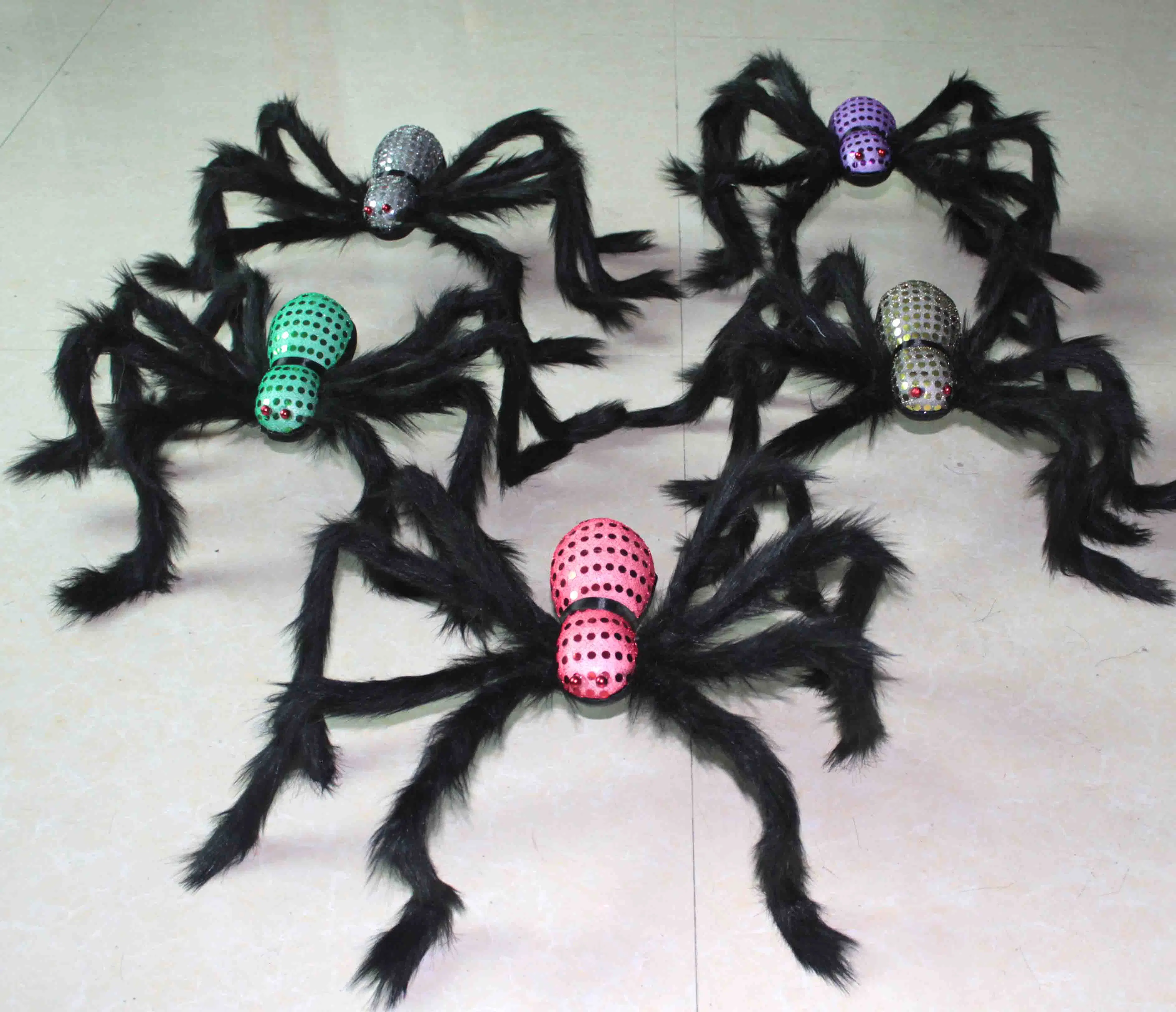 Fiesta de Halloween decoración de Halloween de araña gigante araña araña de juguetes de peluche de miedo