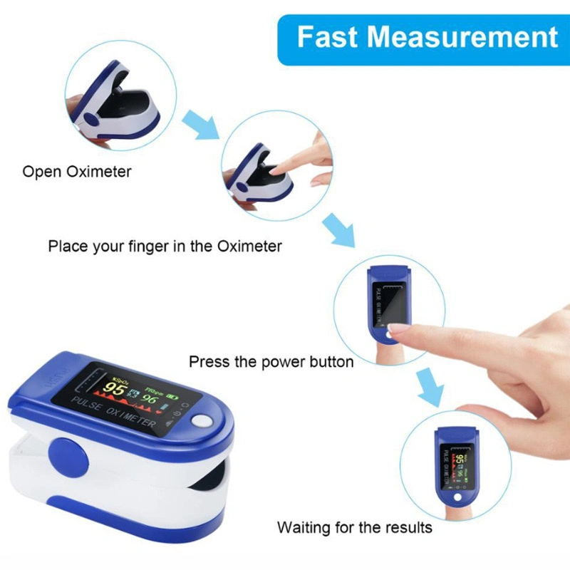 Factory Best Sales Pulse Detector with CE Smart Pulse Oximeter Finger Monitor