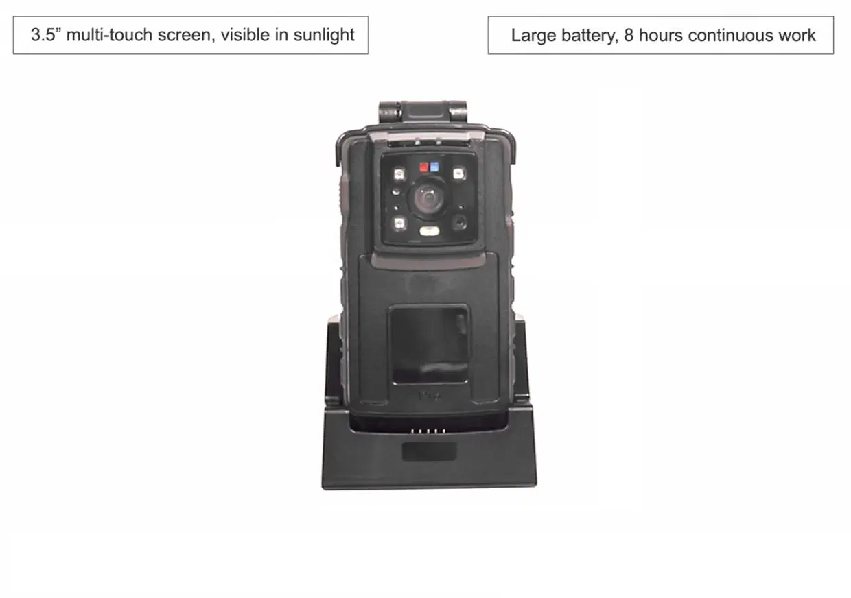 Caméra corporelle Bluetooth WiFi 4G de sécurité pour la police Caméra mini HD portable