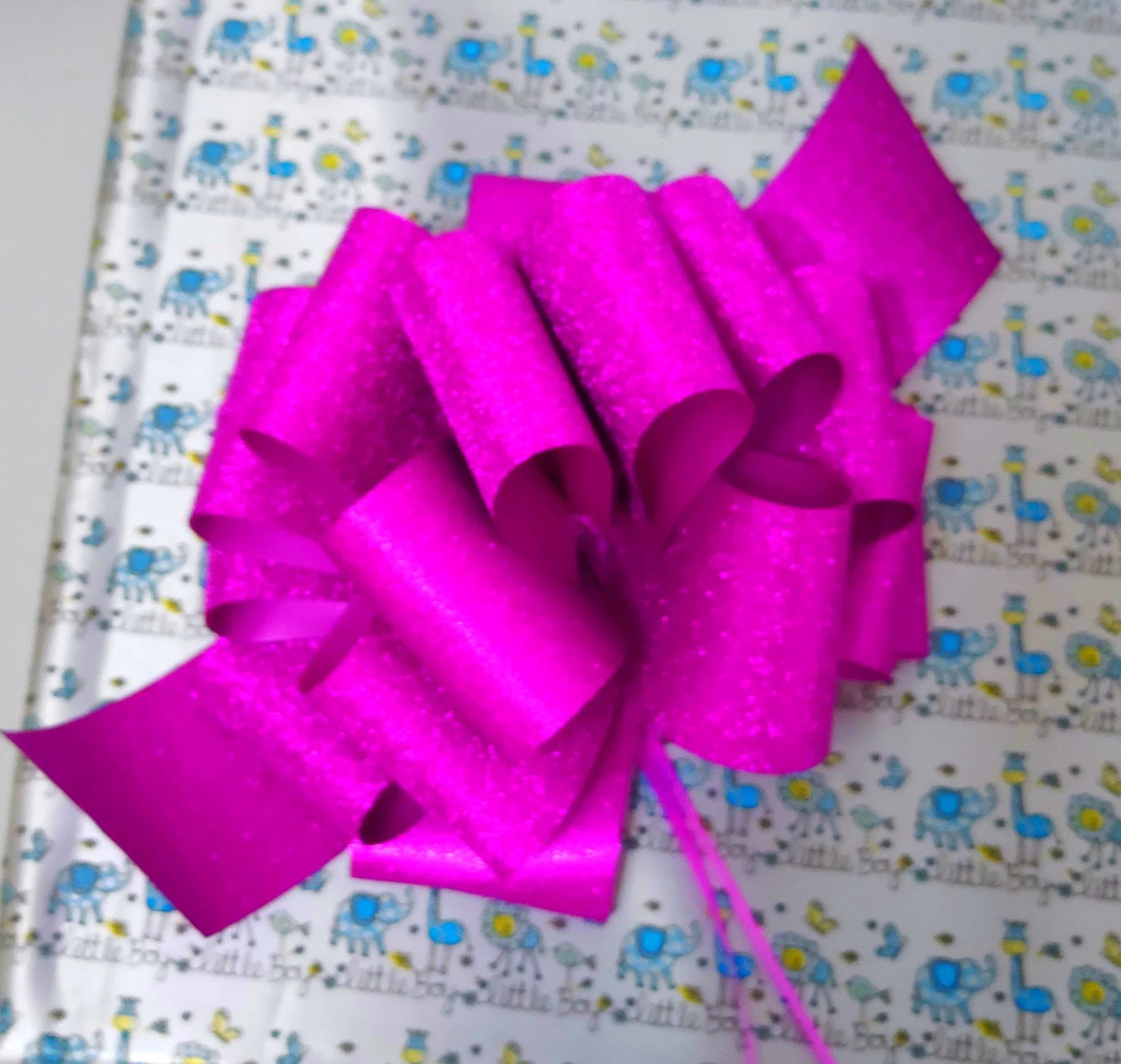 Free Sample Wholesale/Supplier PP Curling Ribbon Bow Wedding Chair Bow Gift Box Wrapping Bow