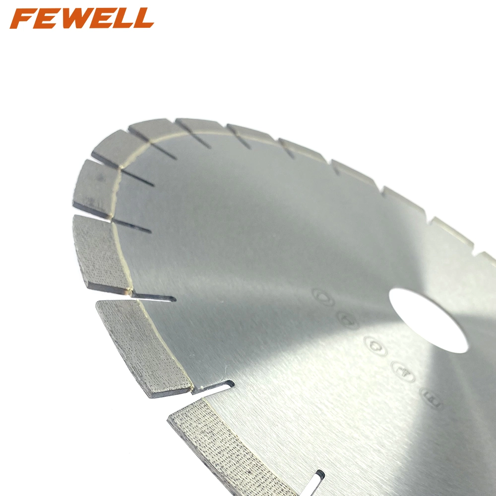 14inch 350*3.4*15*50mm Silver Brazed Arix Segments Silent Steel Tools Disc Circular Diamond Saw Blade for Wet Cutting Granite