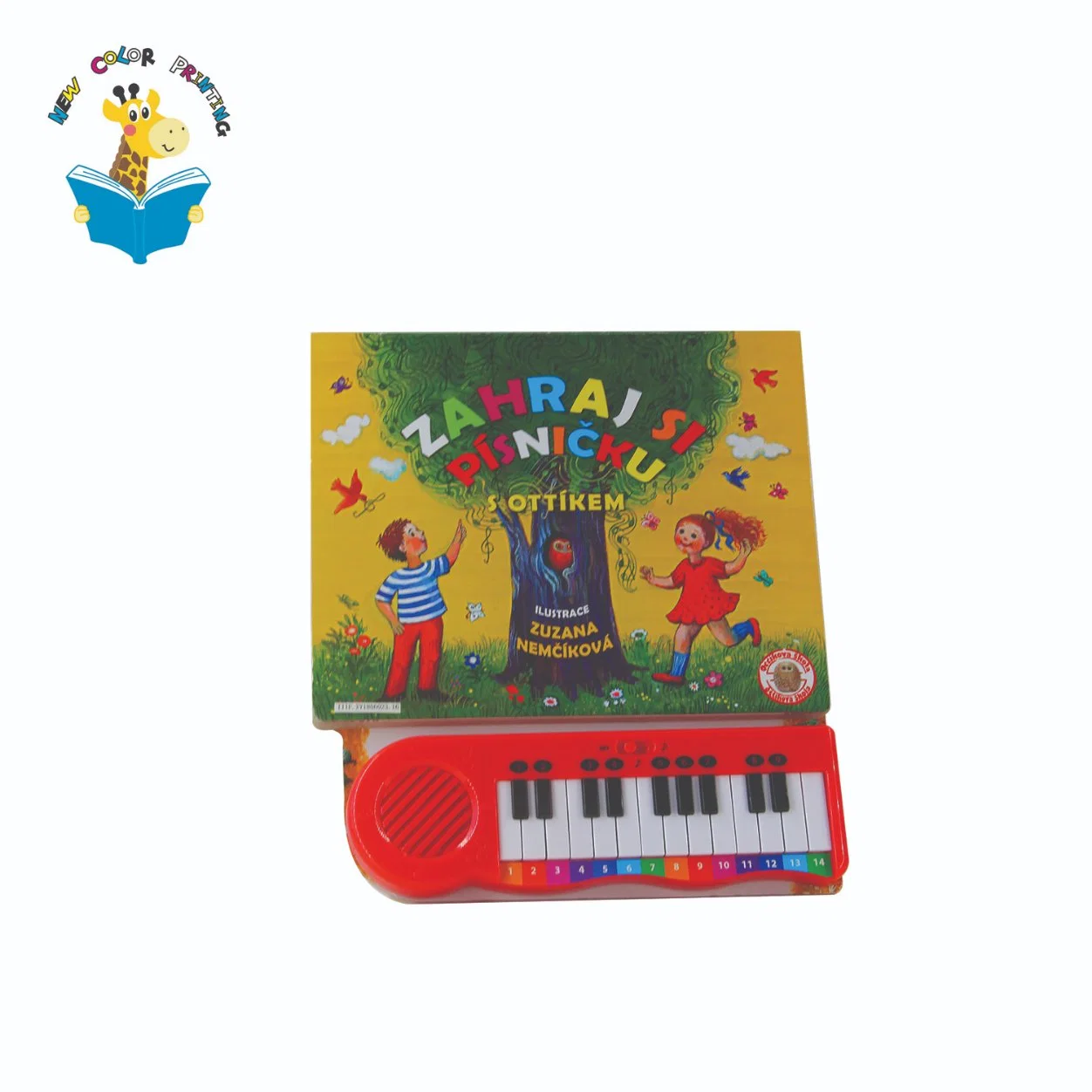 Módulo de sonido de piano de Música de voz libro para niños con batería AAA