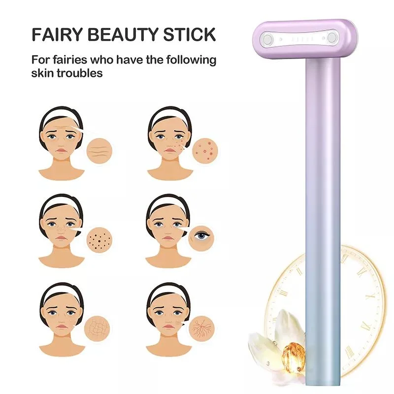 Augenpflege Faltenentfernung Beauty Instrument EMS LED Augenmassage