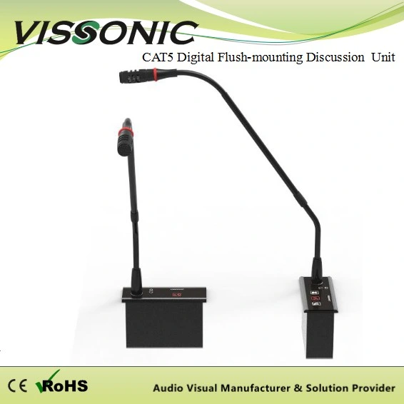 Flush-Mounting Speaker Unit Audio Conference System