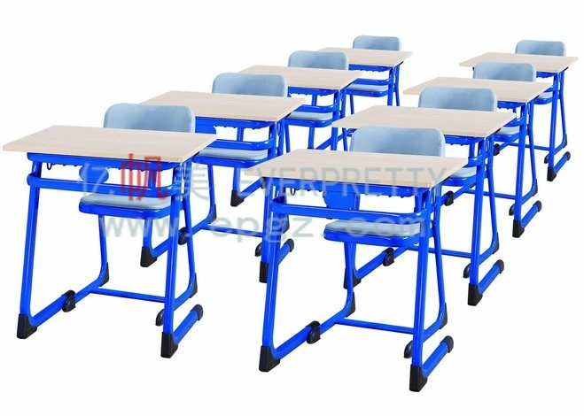 School Furniture Classroom Student Single Desk with Chair
