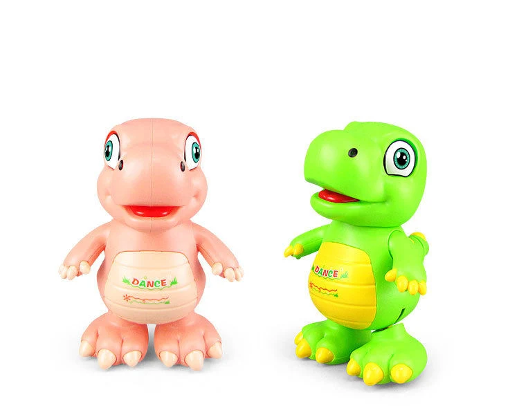 Wholesale of Electric Singing and Dancing Dinosaur Toys with Simulated Sounds, Lights, Music Toys, Children's Gifts