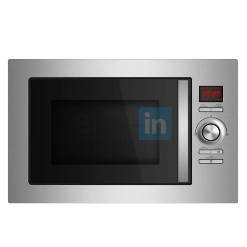 34L Built-in Digital Control Microwave Oven Stainless Steel & Black Glass Exterior