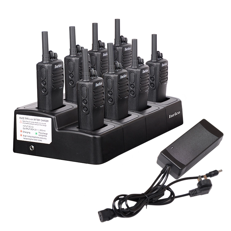 T199 3G Poc Radio Eight-Pocket Muilt-Unit Charger Inrico Mc-199 Desktop Battery Charger