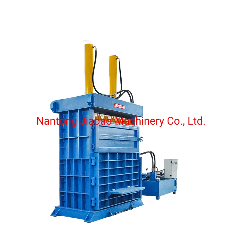 Jewel Brand Recycling Machine Packing Machine Vertical Hydraulic TV Shell Compress Baler Machine for Car Waste Tire/Waste Tyres/Scrap Tire/Tire/Used Tire/Tyre