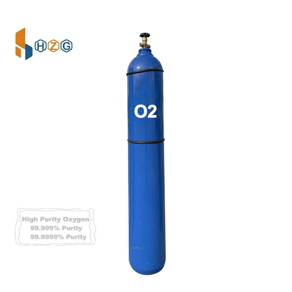 Medical Grade Industry Gas 40L Oxygen Hydrogen Oxygene Cylinder Gas Oxygen for Sale