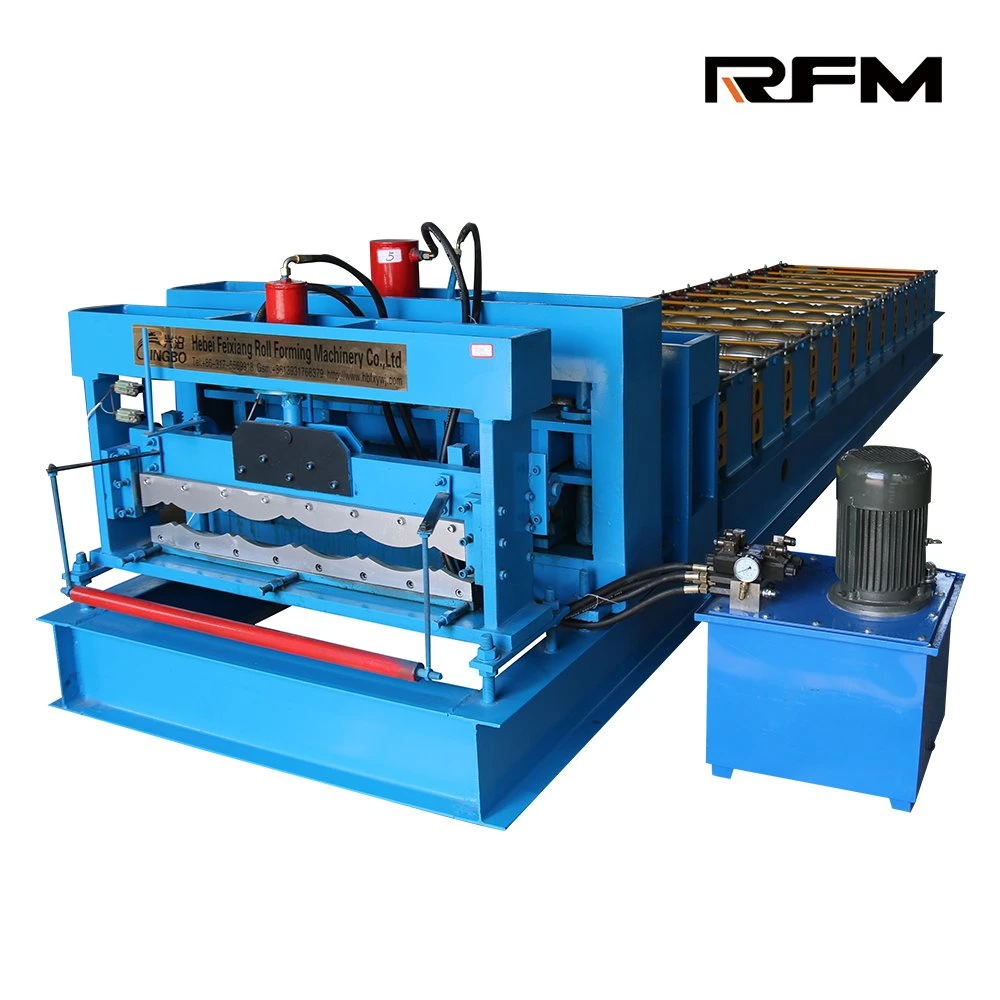 Color Steel Galvanized Metal Sheet Glazed Tile Roll Forming Machine Line